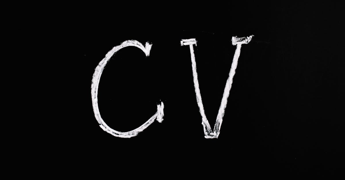 découvrez nos conseils pour rédiger un cv percutant qui capte l'attention des recruteurs. apprenez à mettre en valeur vos compétences, expériences et formations pour maximiser vos chances d'obtenir le poste de vos rêves.