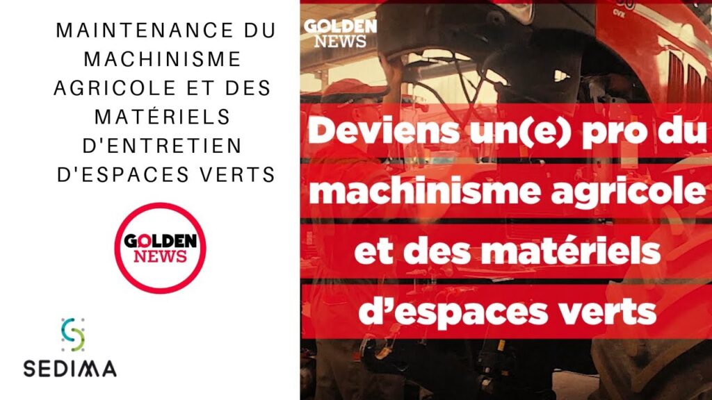 Mécanicien(ne) spécialisé(e) dans la maintenance des équipements agricoles et d’aménagement des espaces verts