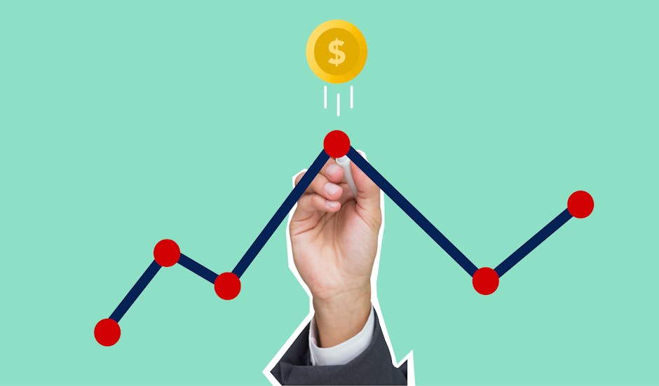 Financial chart showing retirement income and pension growth