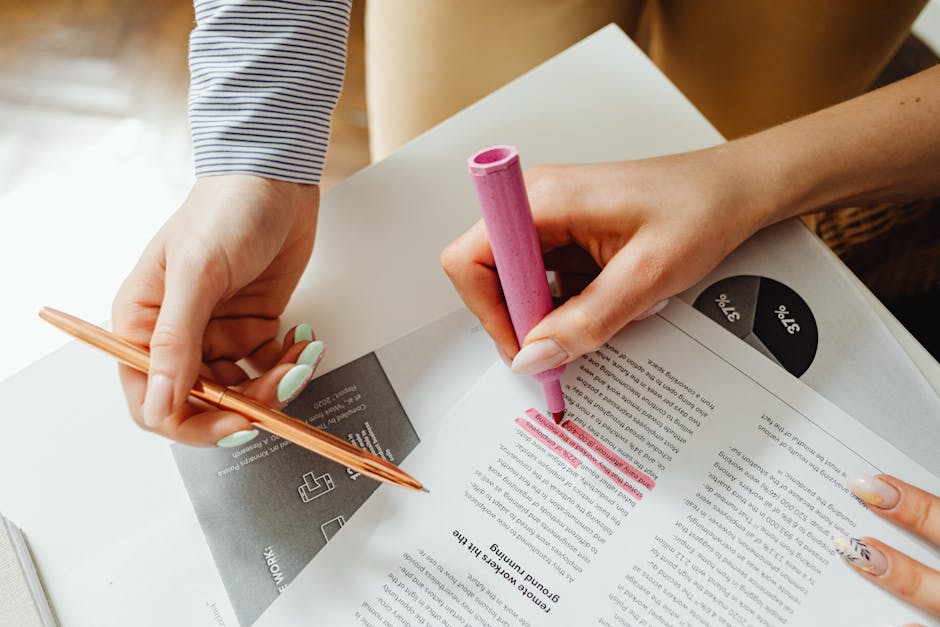 Close-up of a handwritten or typed cover letter with highlighted key points