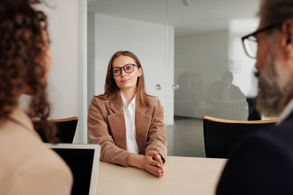 Recruitment interview between employer and experienced candidate