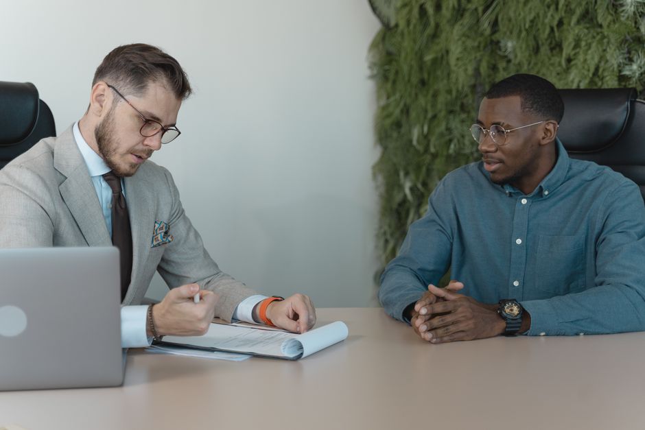 Recruiter reviewing a candidate profile and resume